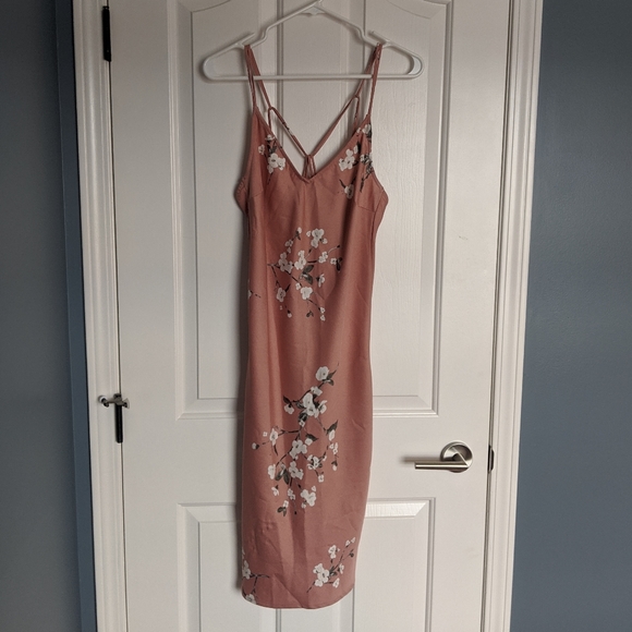 Dynamite Cherry Blossom Slip Dress - Picture 1 of 6